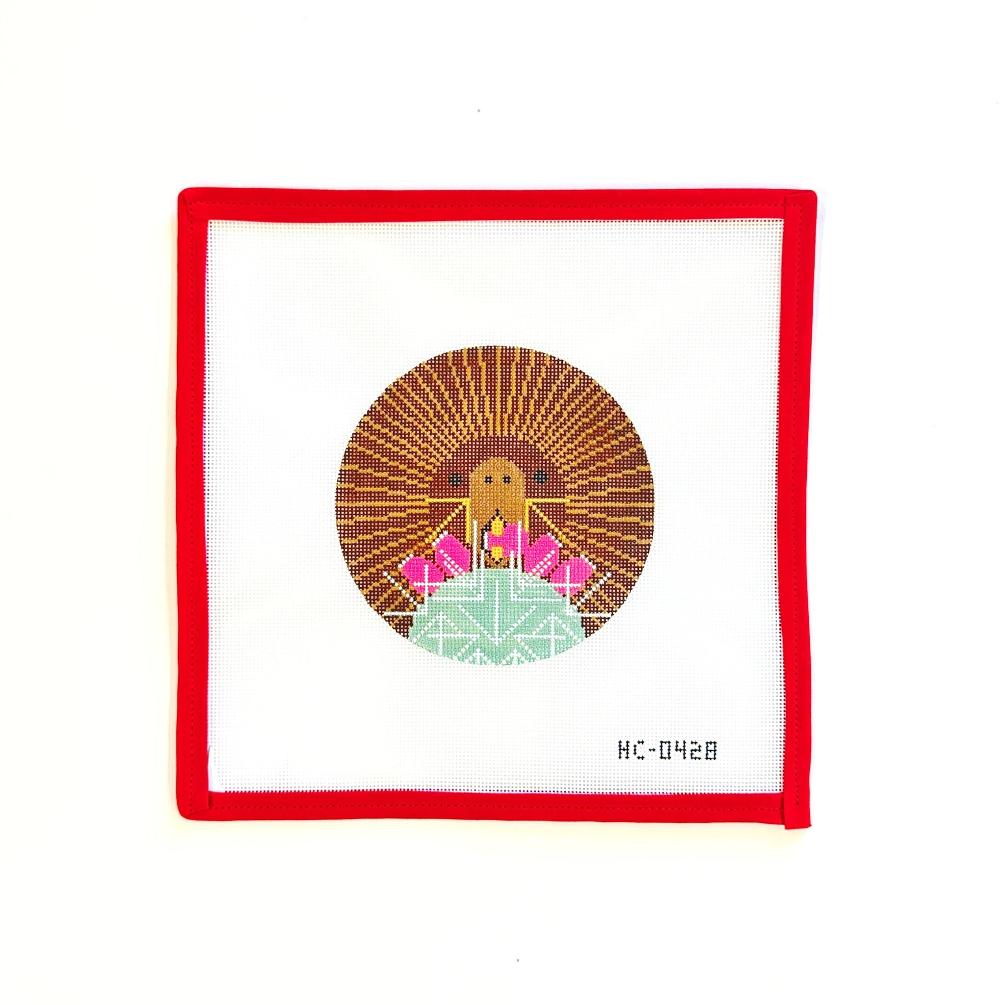 Prickly Pair Ornament - PorcupineMeredith CollectionCanvasThe Red Thread Atelier