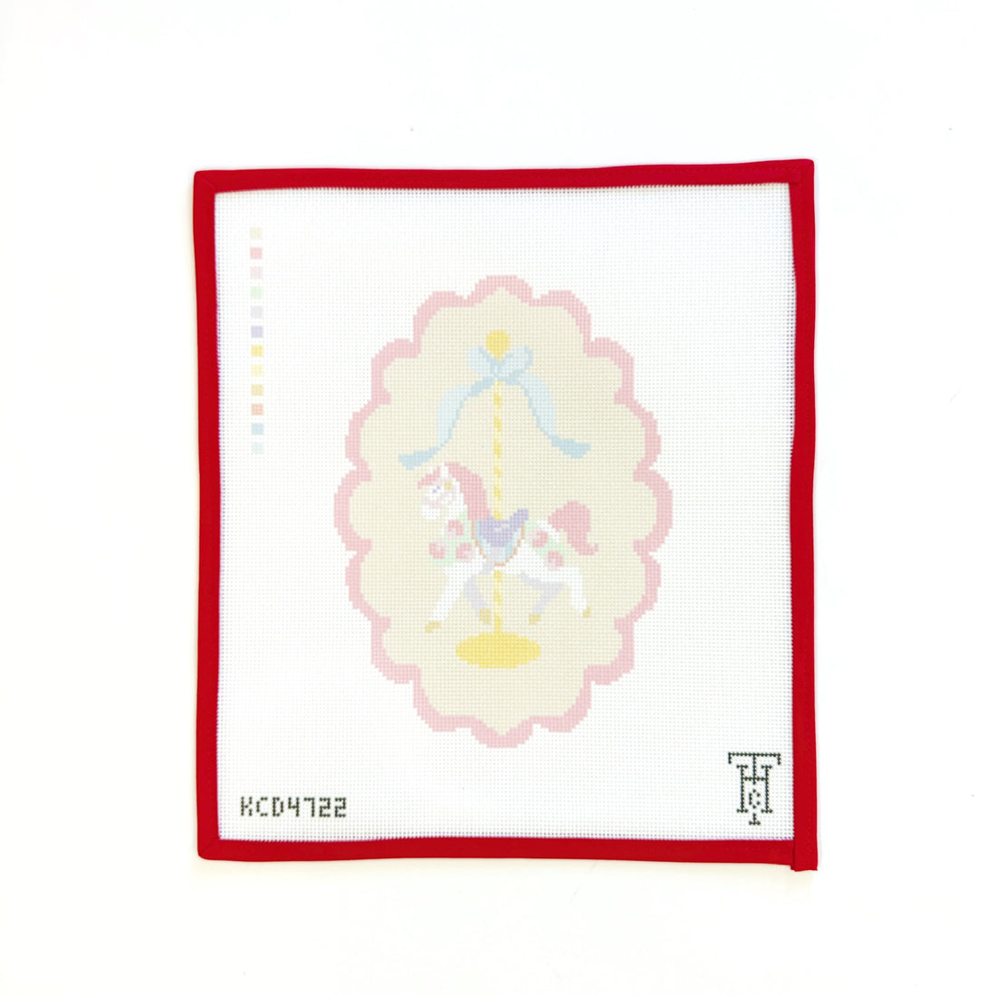 Carousel Horse MotifKCNCanvasThe Red Thread Atelier