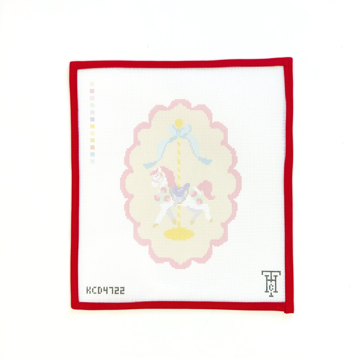 Carousel Horse MotifKCNCanvasThe Red Thread Atelier