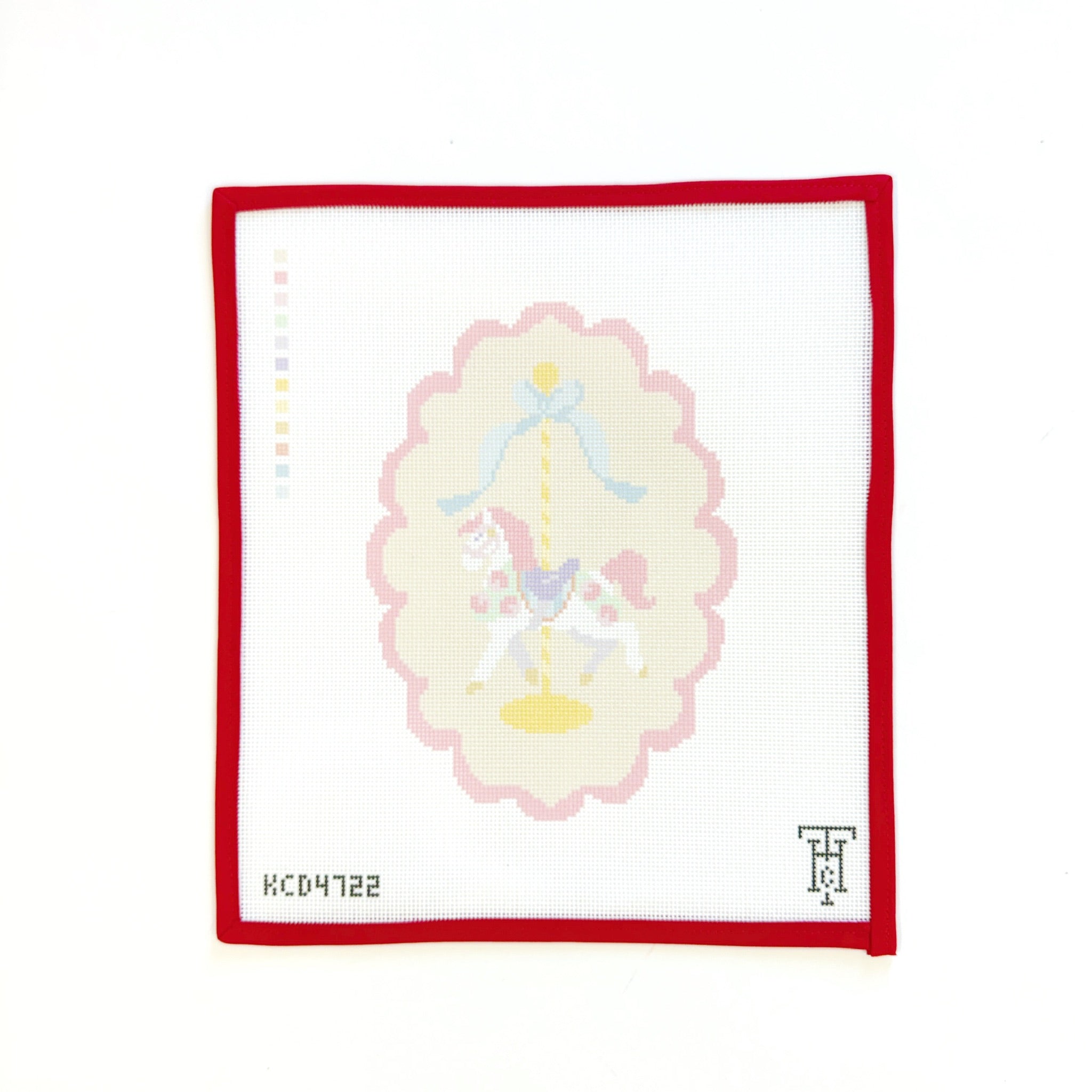 Carousel Horse MotifKCNCanvasThe Red Thread Atelier