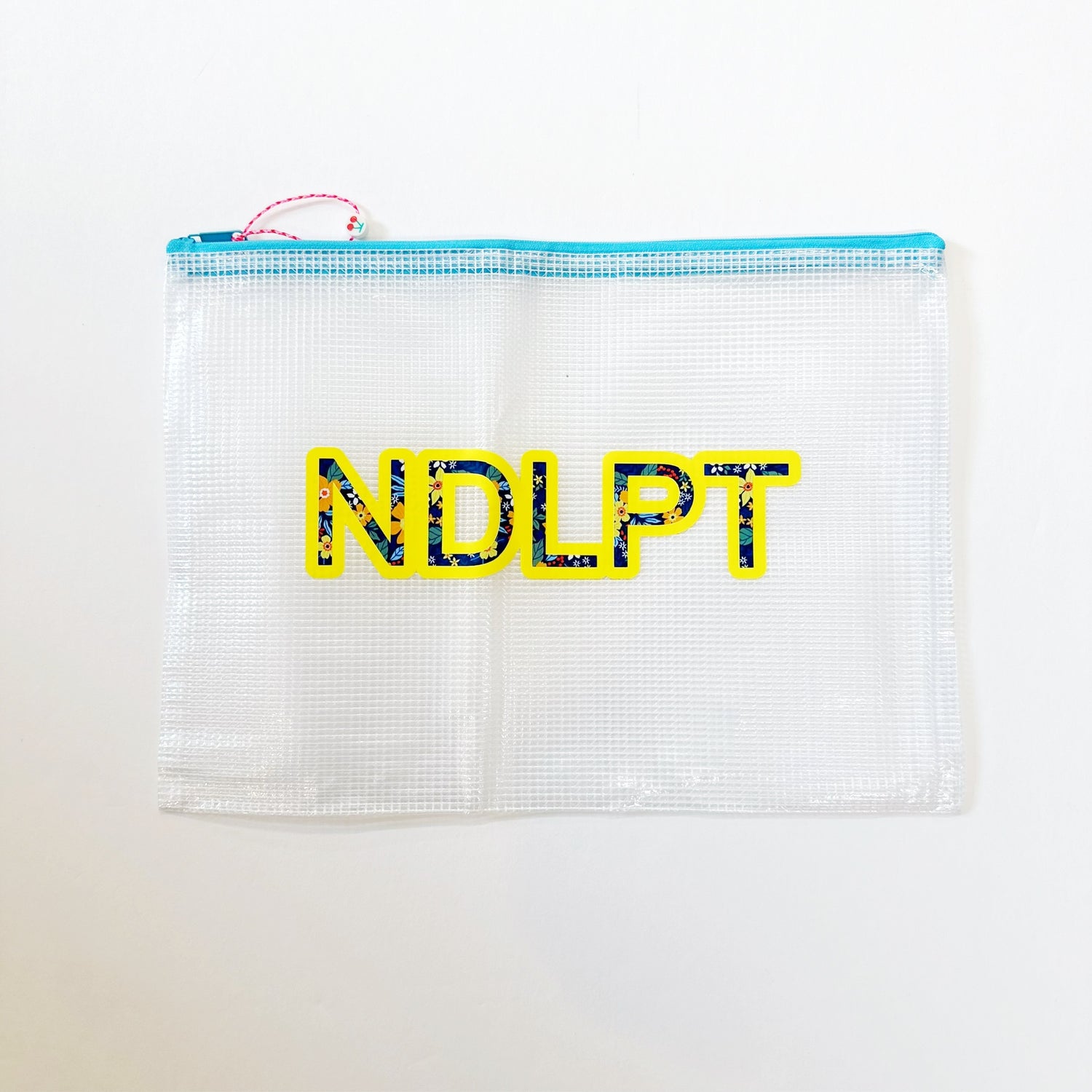 Lt Blue NDLPT Project Bag - smallUp North NeedlepointAccessoriesThe Red Thread Atelier