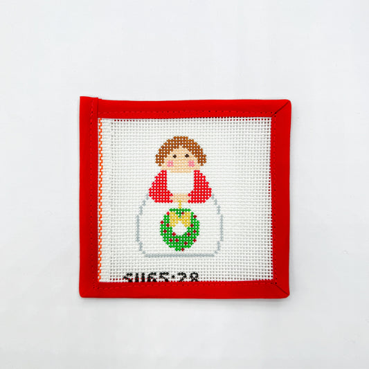 Stitch It’s - White&Red w wreath