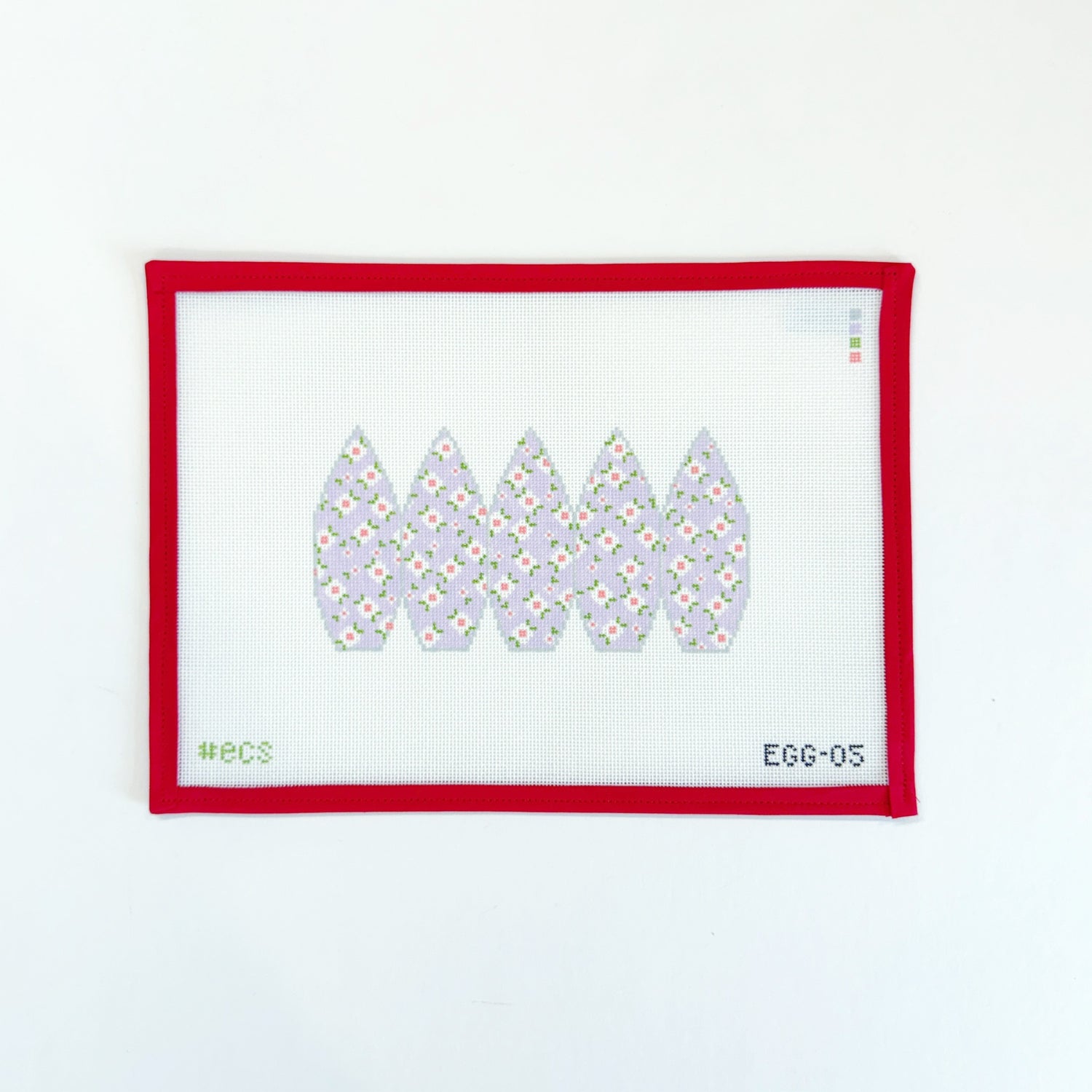 3D Egg - LilacElizabeth Crane SwartzCanvasThe Red Thread Atelier