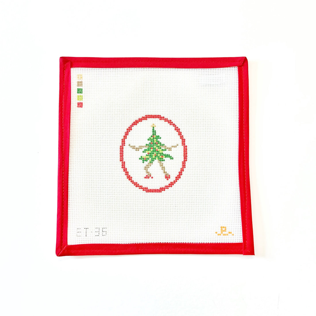 Single Dancing Tree RoundGoodpointCanvasThe Red Thread Atelier