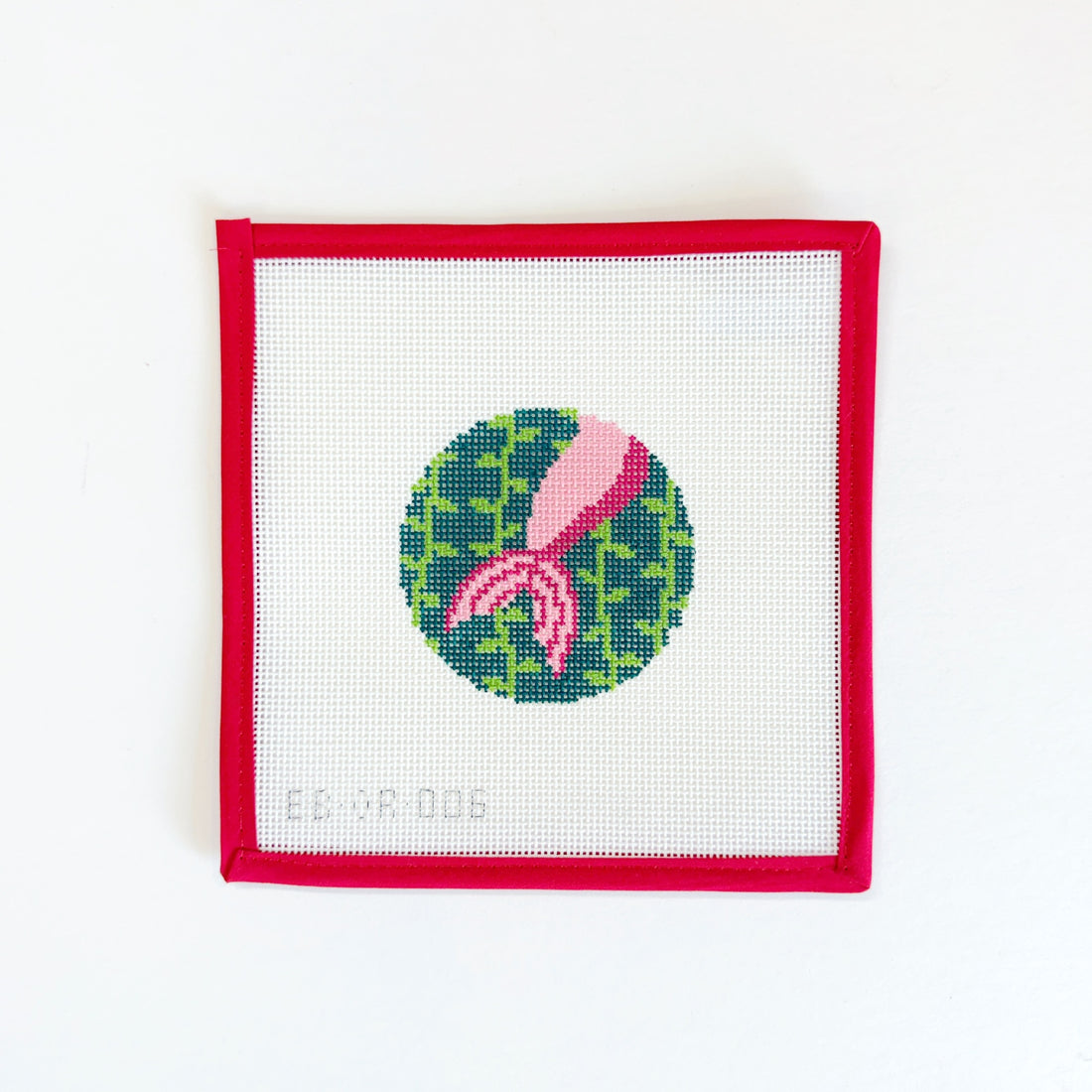 Mermaid Tail RoundBeau Verre ArtCanvasThe Red Thread Atelier