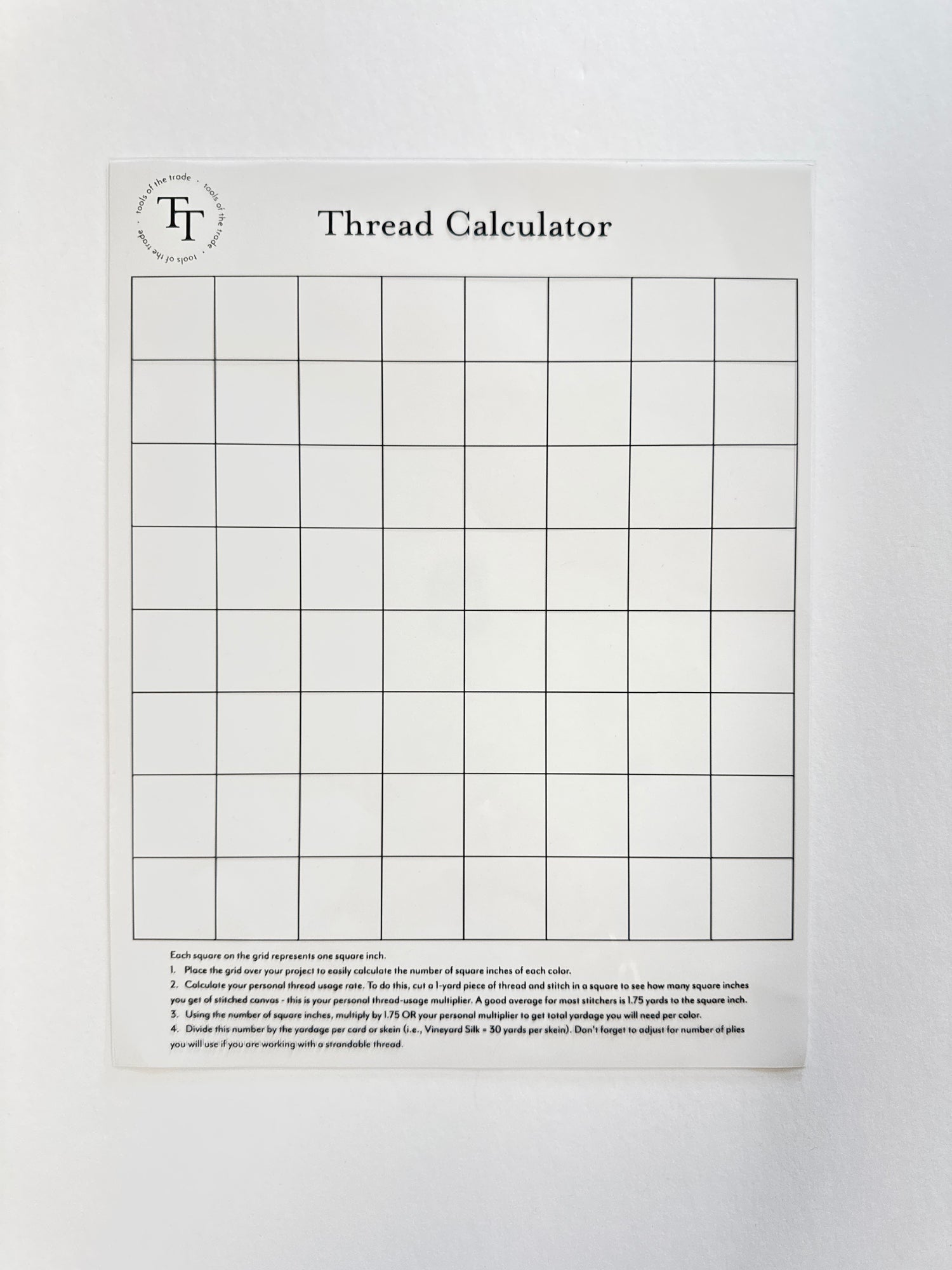 Thread Calculator – The Red Thread Atelier