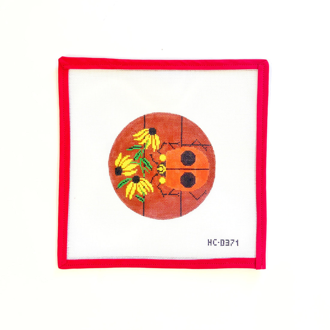 Ladybug &amp; SunflowersMeredith CollectionCanvasThe Red Thread Atelier