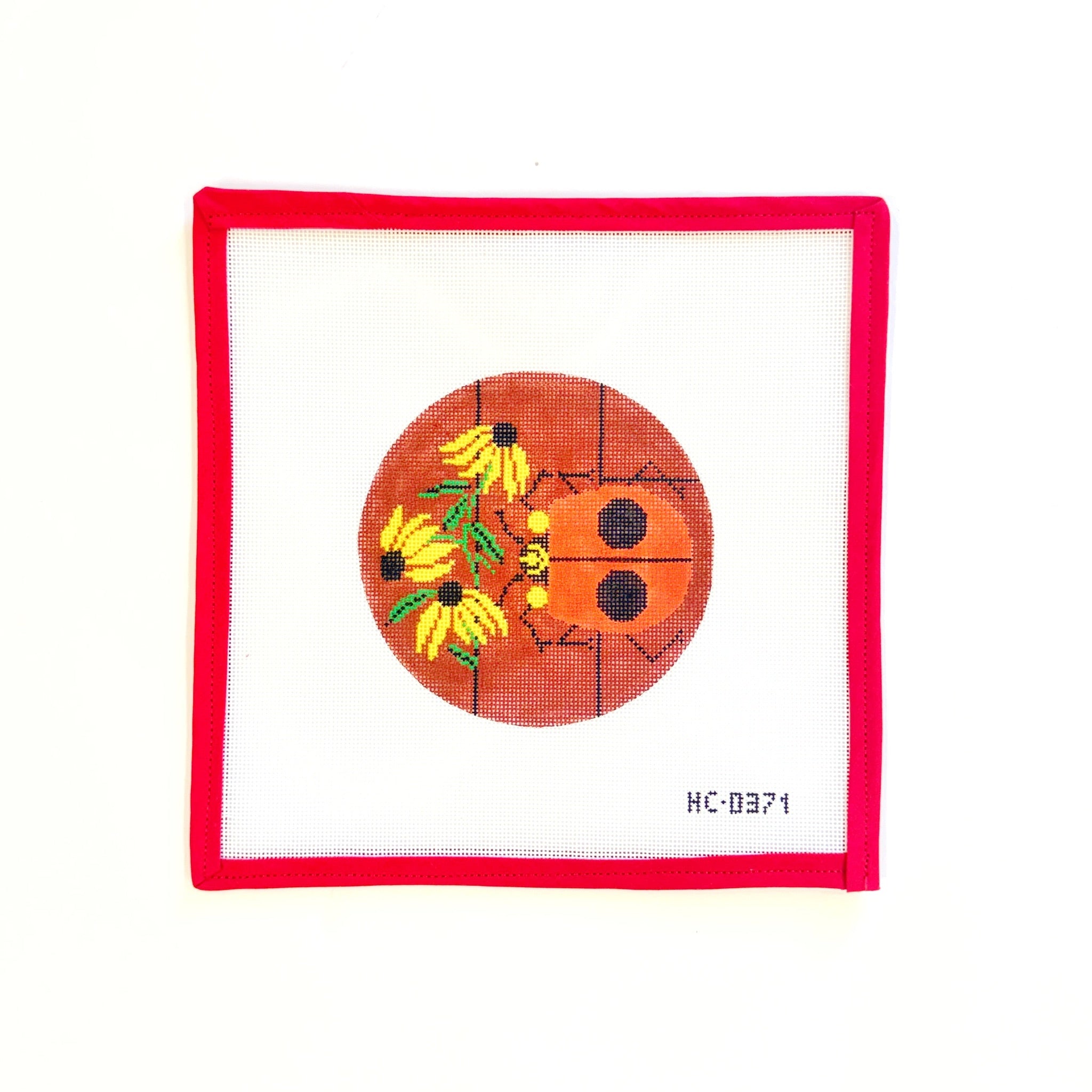 Ladybug &amp; SunflowersMeredith CollectionCanvasThe Red Thread Atelier