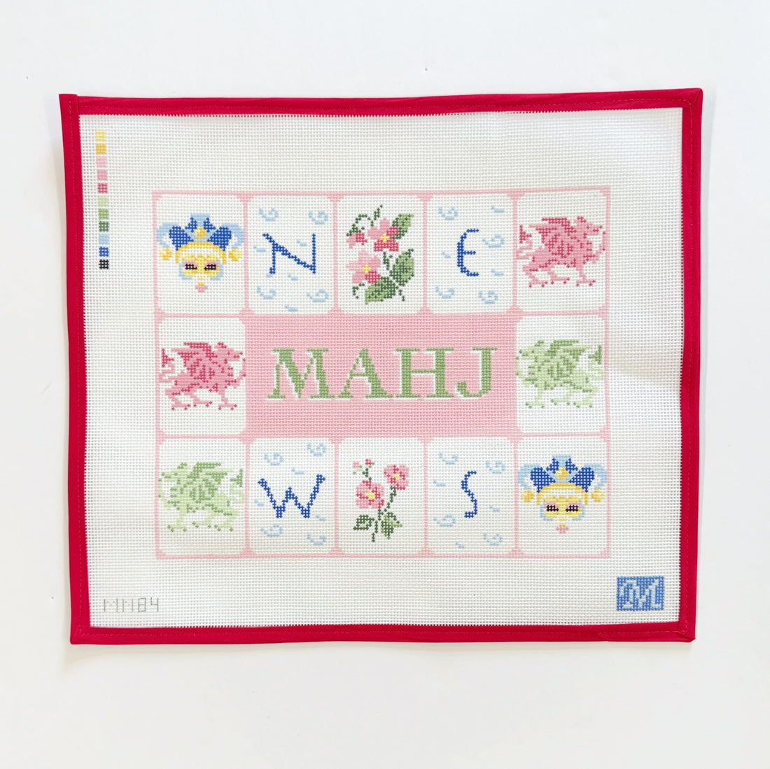 Mahjong Tile Bag - pink