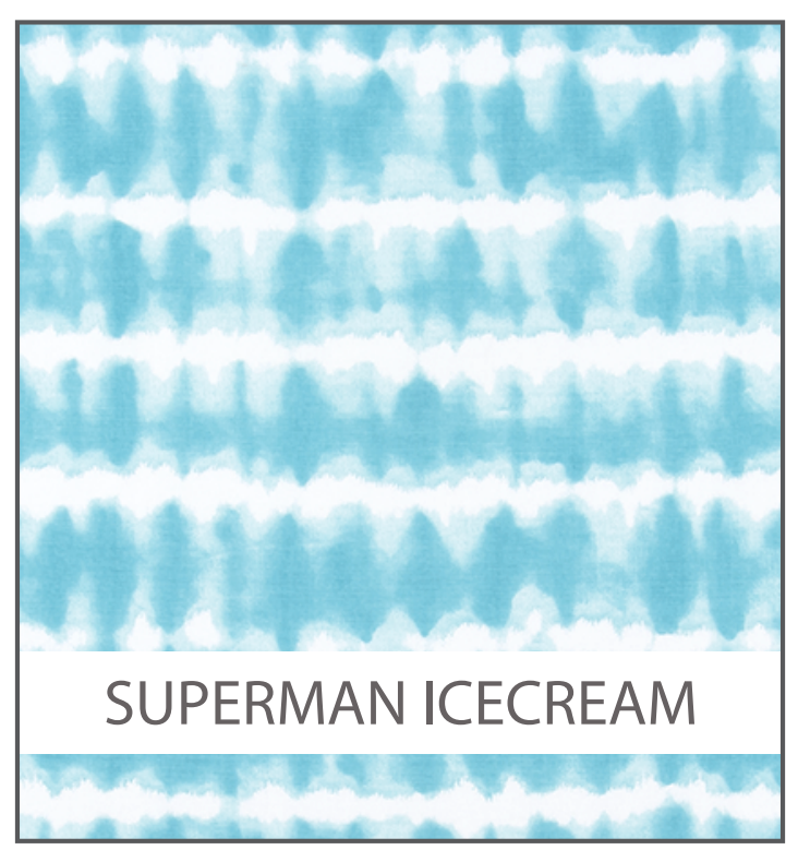 Sacculus Organizer Bag (3/4 gallon size): Superman ice cream (blue/white)