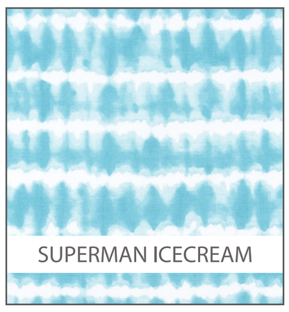 Sacculus Organizer Bag (3/4 gallon size): Superman ice cream (blue/white)