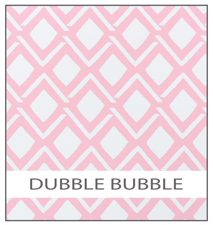 Sacculus Organizer Bag (3/4 gallon size): Dubble bubble (lt pink and white)