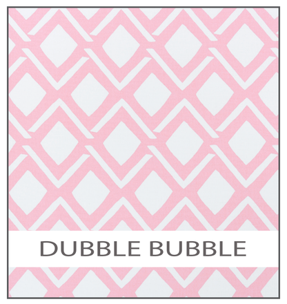 Sacculus Organizer Bag (3/4 gallon size): Dubble bubble (lt pink and white)