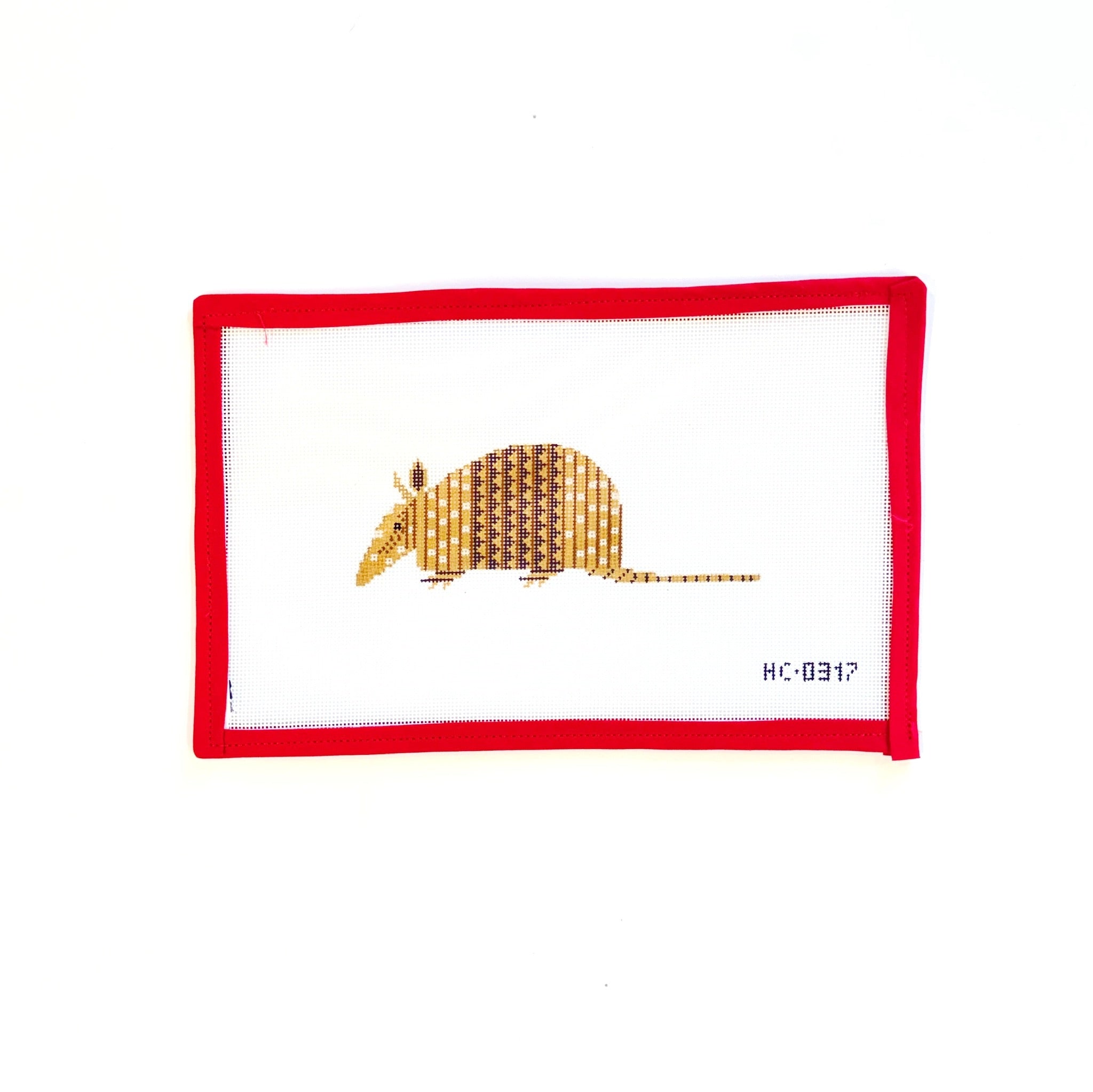 Armadillo OrnamentMeredith CollectionCanvasThe Red Thread Atelier