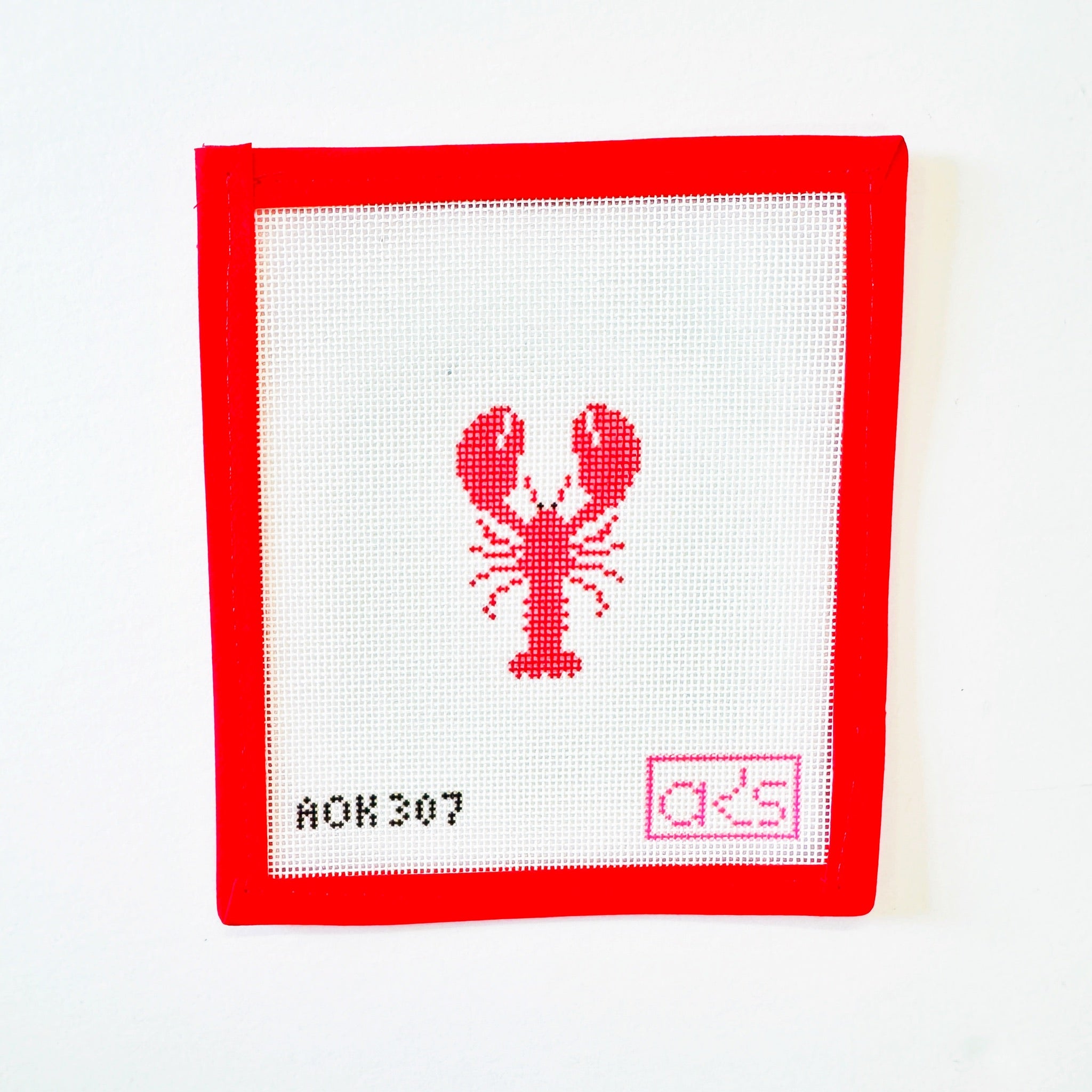 Mini Red LobsterAnn KayeCanvasThe Red Thread Atelier