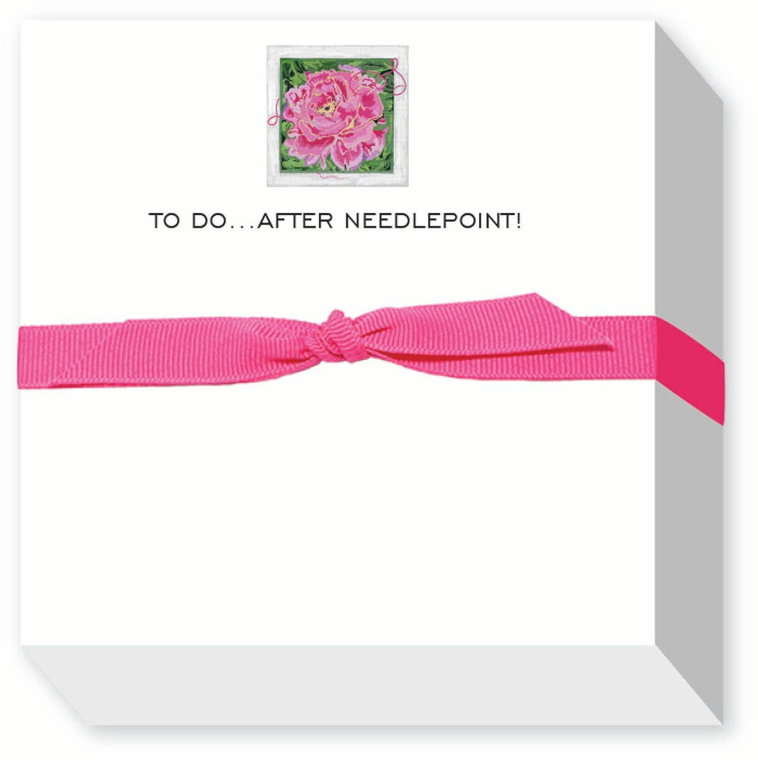 TO DO AFTER NEEDLEPOINT CHUBBIE NOTEPAD