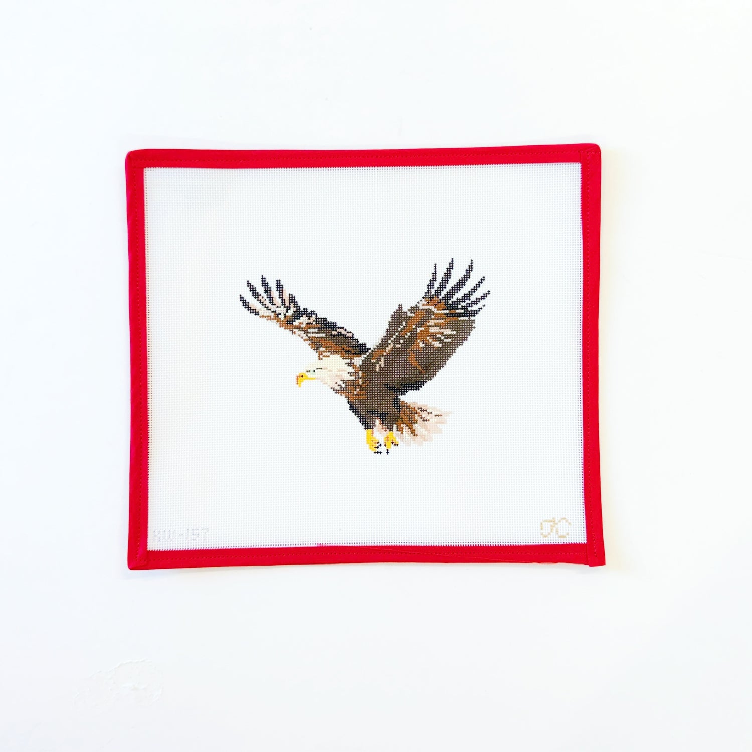 Bald EagleGingham StitcheryCanvasThe Red Thread Atelier
