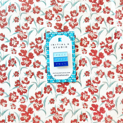 Blue Ya’ll, Y’all, Y’all NeedleminderInitial KNeedleminderThe Red Thread Atelier