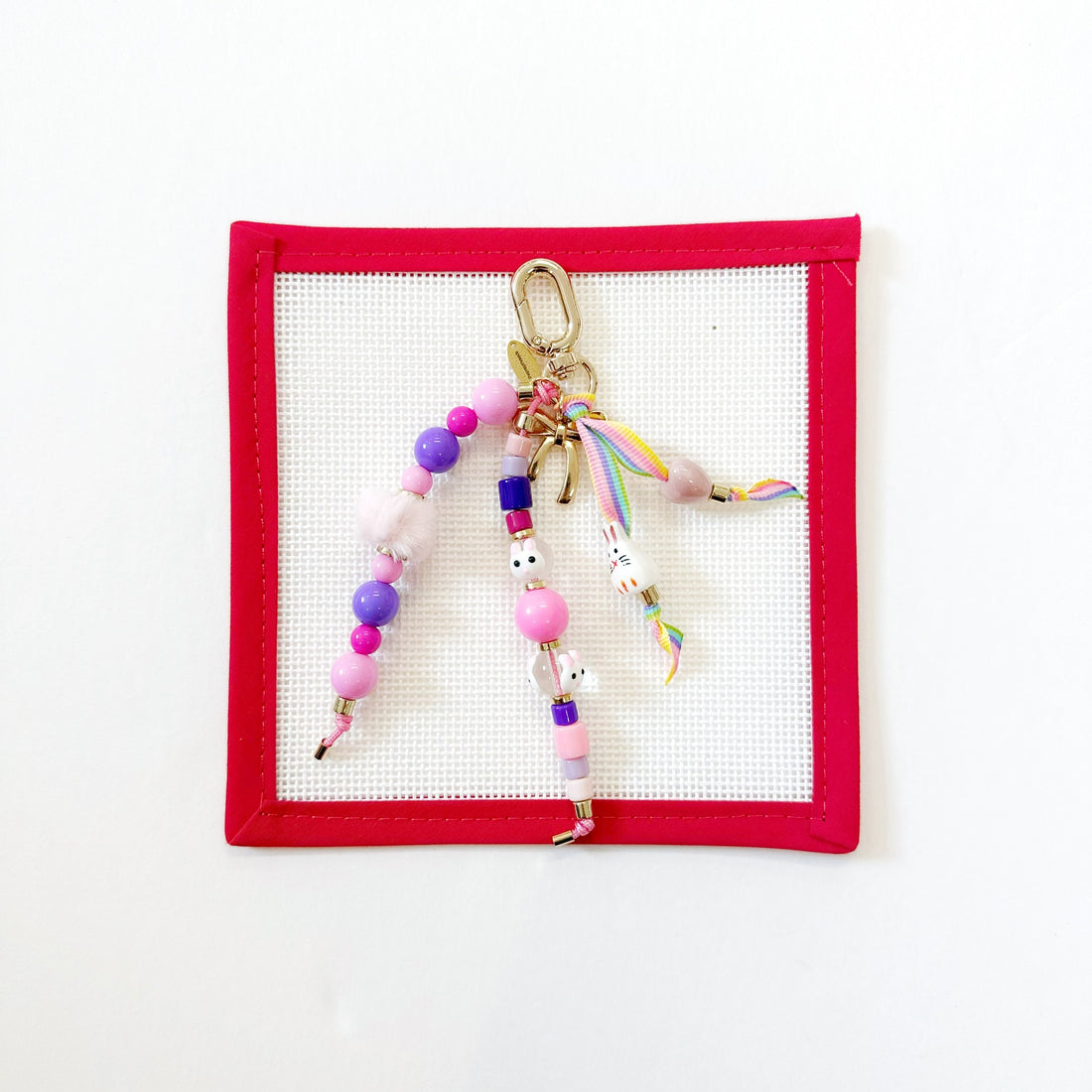 PrepThreads Petite Bag Charm - lavender easter