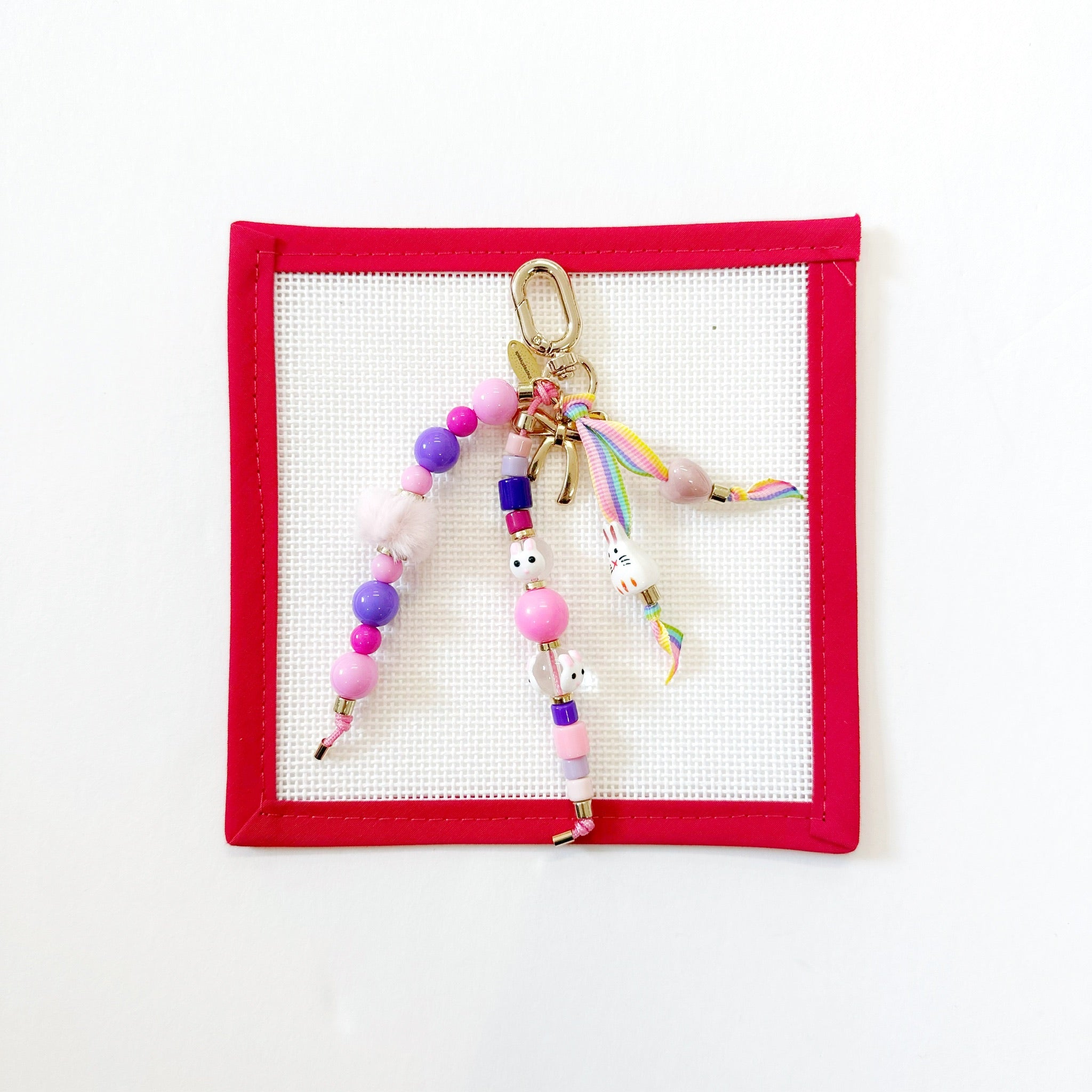 PrepThreads Petite Bag Charm - lavender easter