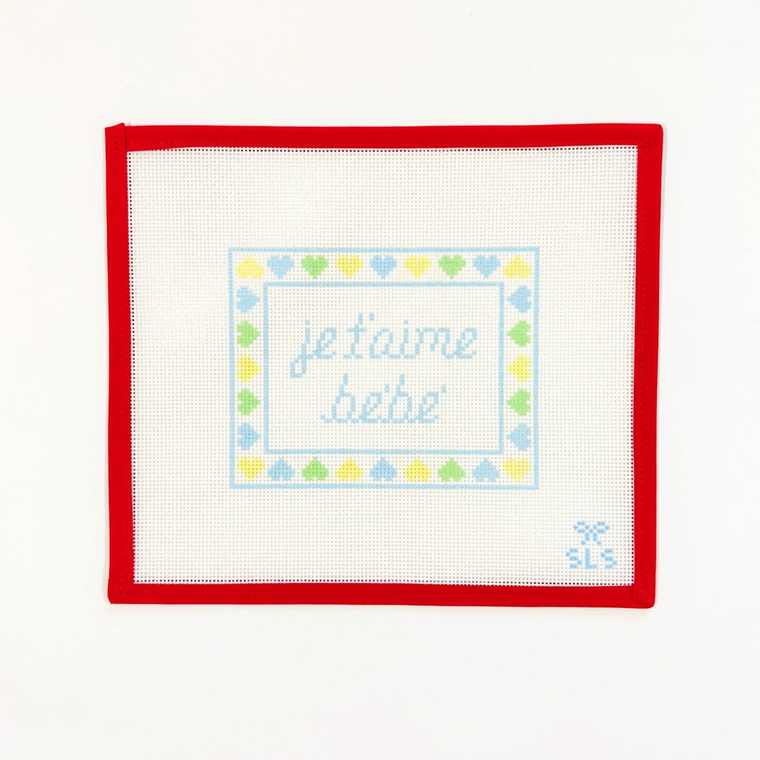 Je T’aime BebeSLS NeedlepointThe Red Thread Atelier