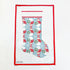Snowman Pattern StockingKCNCanvasThe Red Thread Atelier