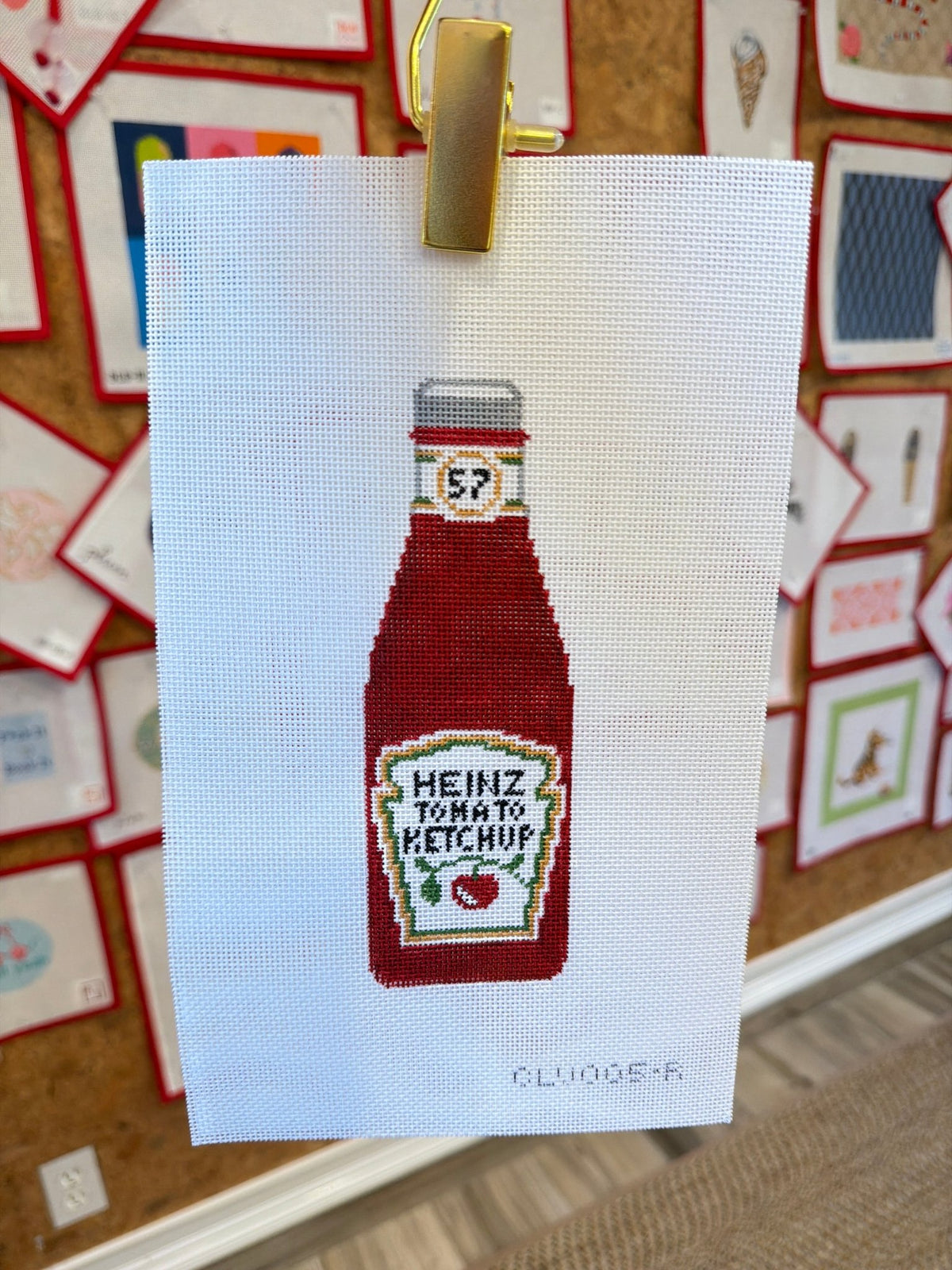 CLV005-R Heinz BottleCate La VieCanvasThe Red Thread Atelier