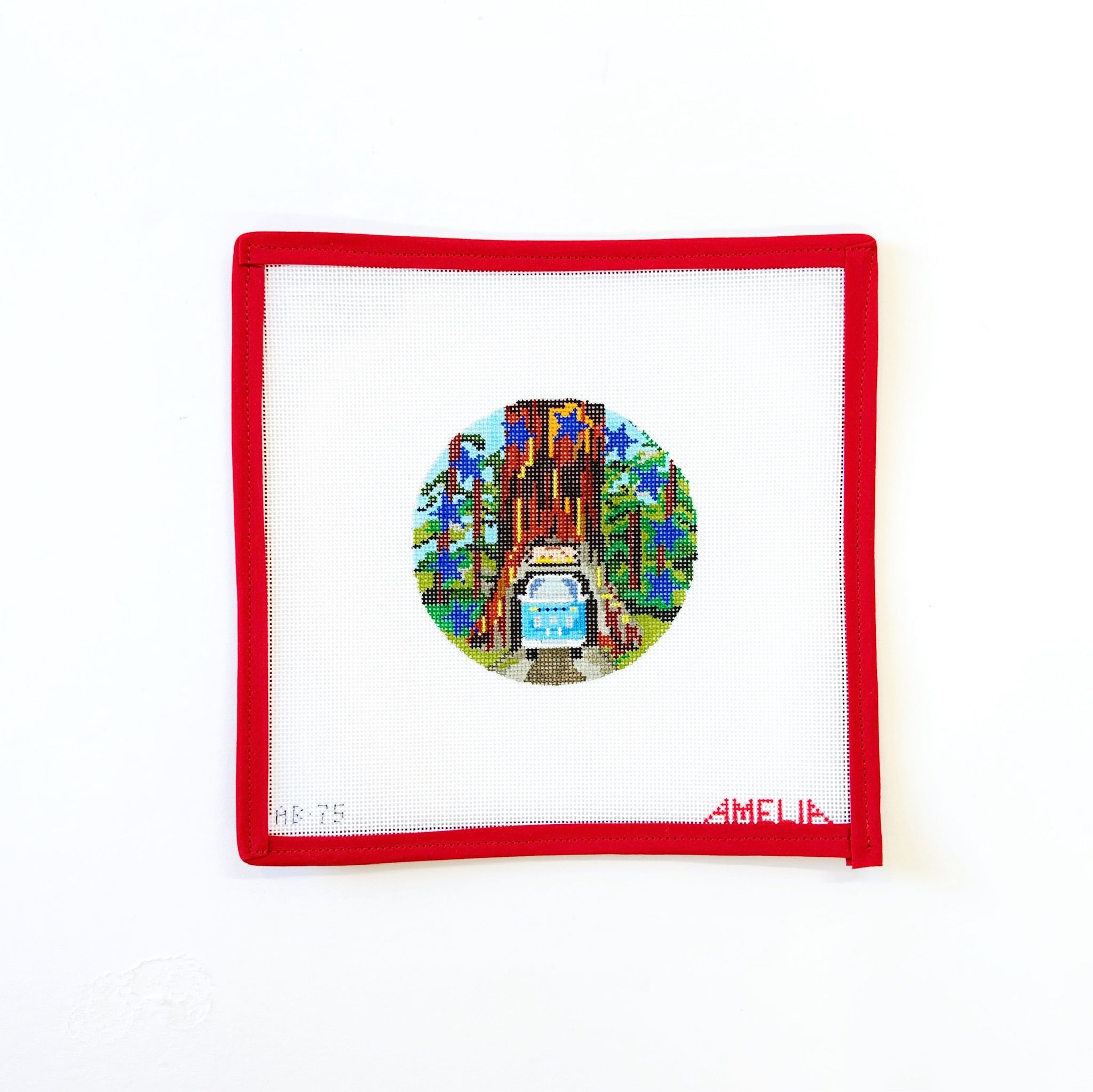 Redwood Forest RoundGingham StitcheryCanvasThe Red Thread Atelier