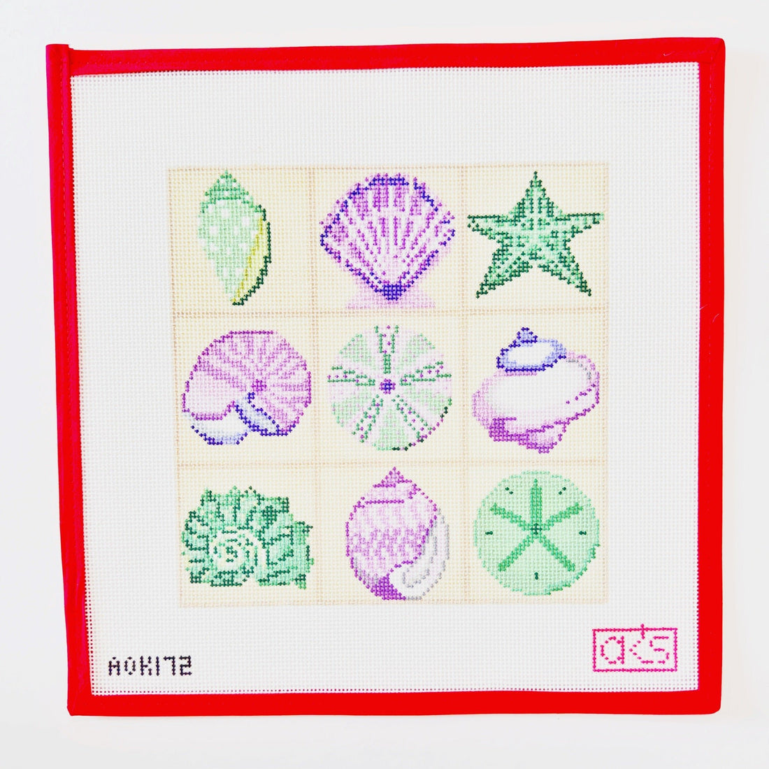 Shell Tic Tac ToeAnn KayeCanvasThe Red Thread Atelier