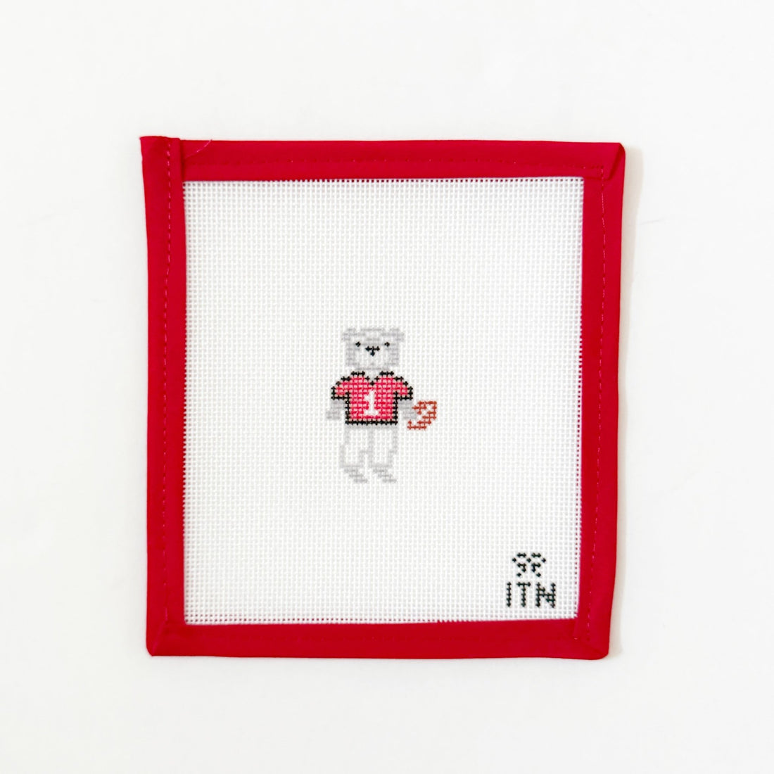 Football Friends - GA/MS BulldogIvy Thread NeedlepointCanvasThe Red Thread Atelier