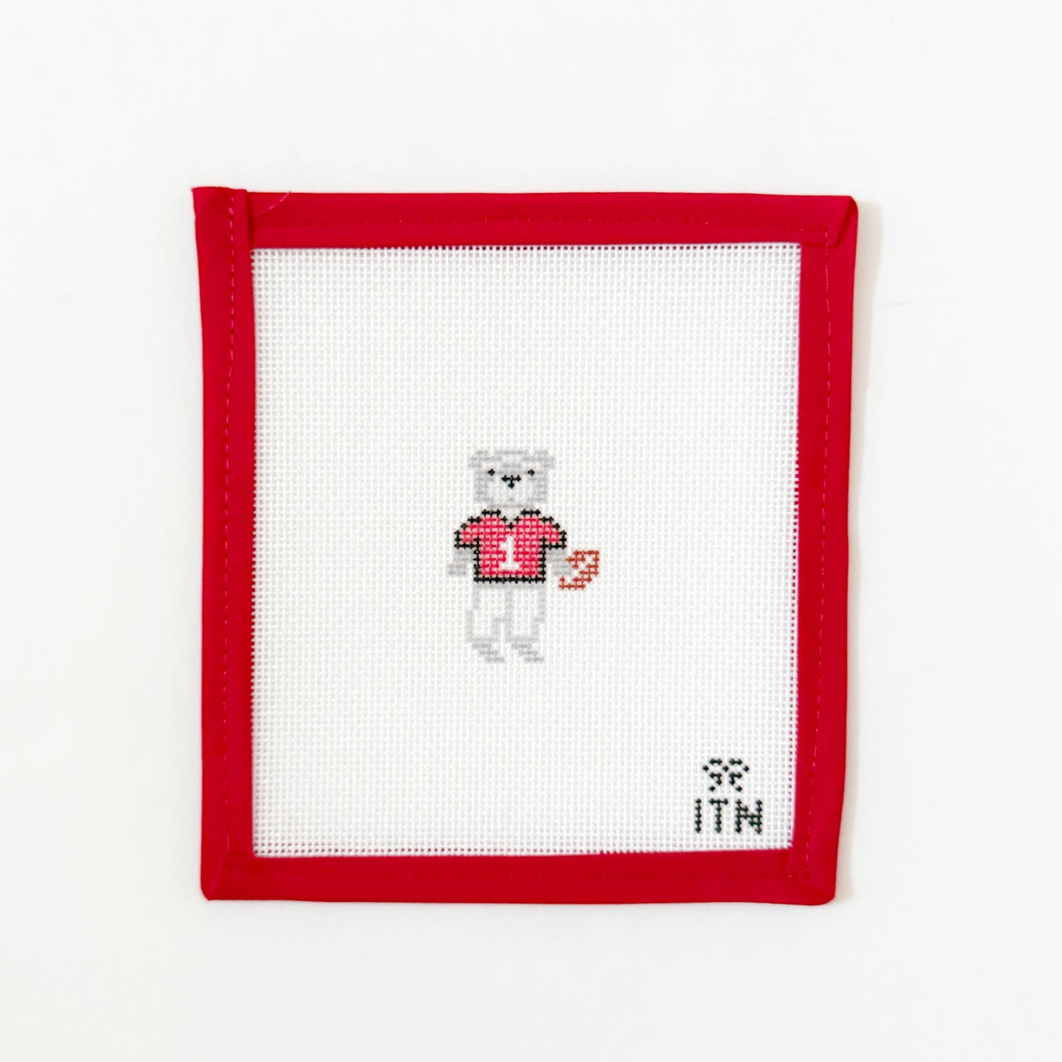 Football Friends - GA/MS BulldogIvy Thread NeedlepointCanvasThe Red Thread Atelier