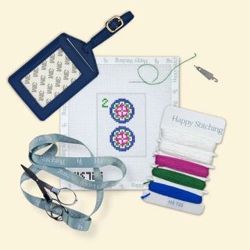 Two Dot - Happy Stitching Luggage Tag KitKCNKitThe Red Thread Atelier