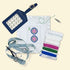 Two Dot - Happy Stitching Luggage Tag KitKCNKitThe Red Thread Atelier