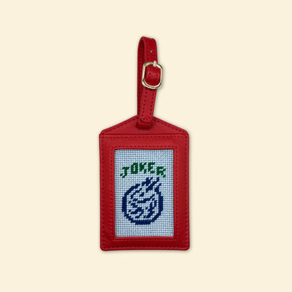 Mah Jong Joker Tile Luggage Tag Kit - Happy Stitching