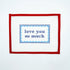 Love You So MuchLittle stitches needleworksThe Red Thread Atelier