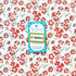 I heart Mahj Pink & Green NeedleminderInitial KNeedleminderThe Red Thread Atelier