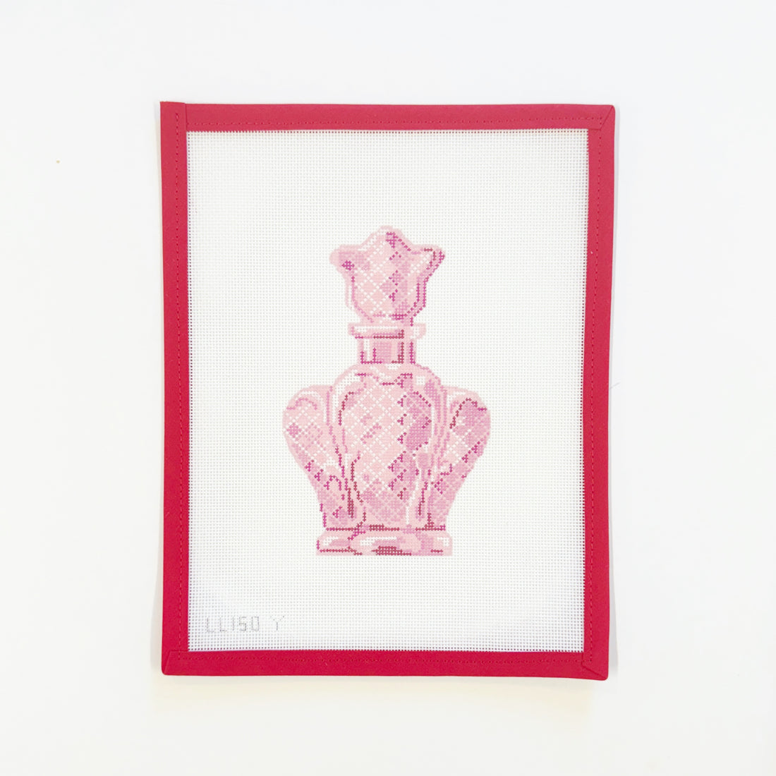 Pink Scalloped Perfume Bottle