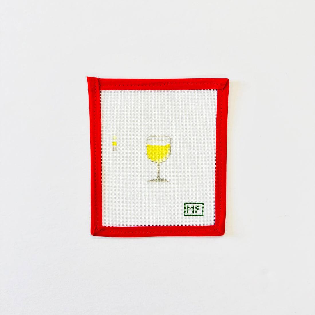 Mini White WineMF NeedlepointThe Red Thread Atelier