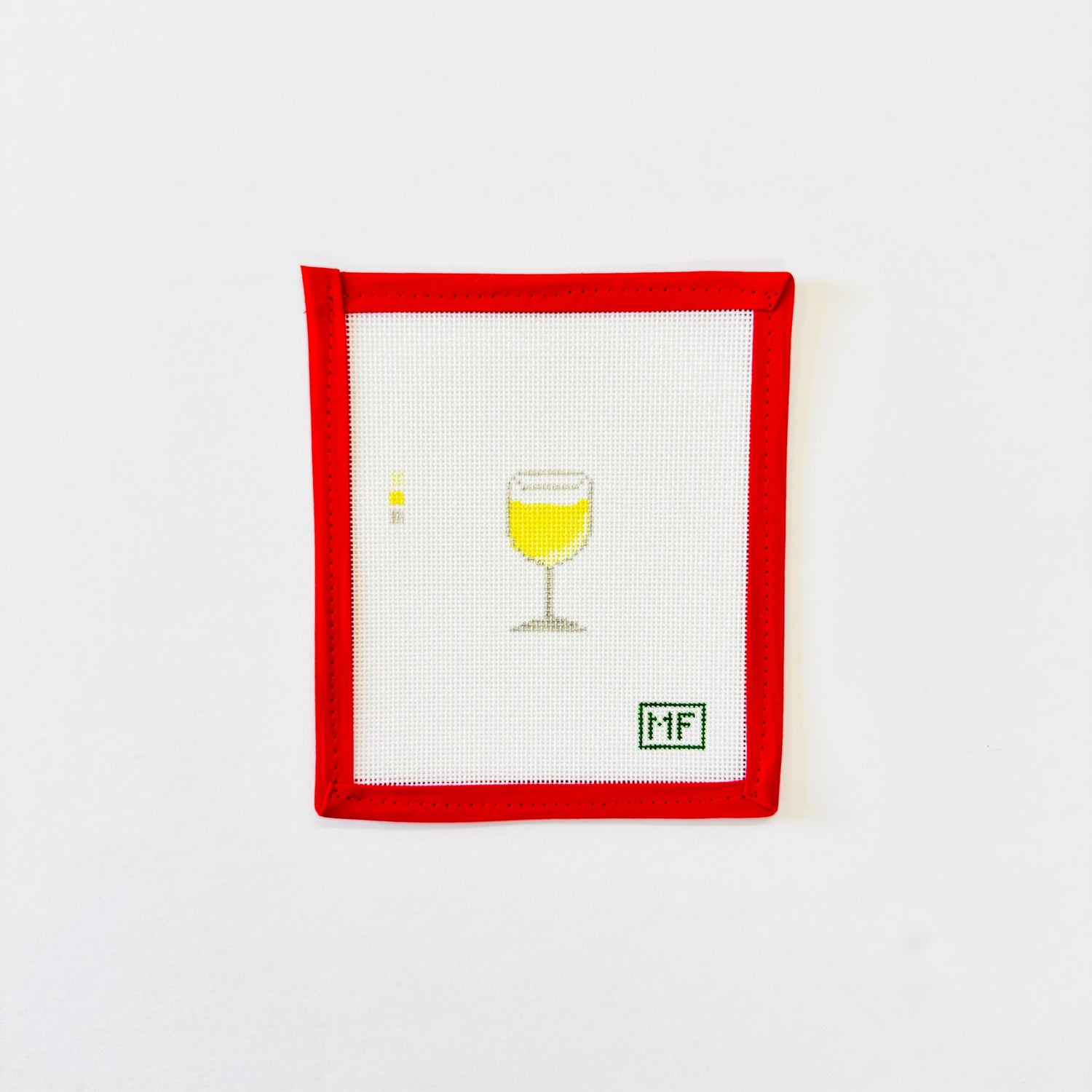 Mini White WineMF NeedlepointThe Red Thread Atelier