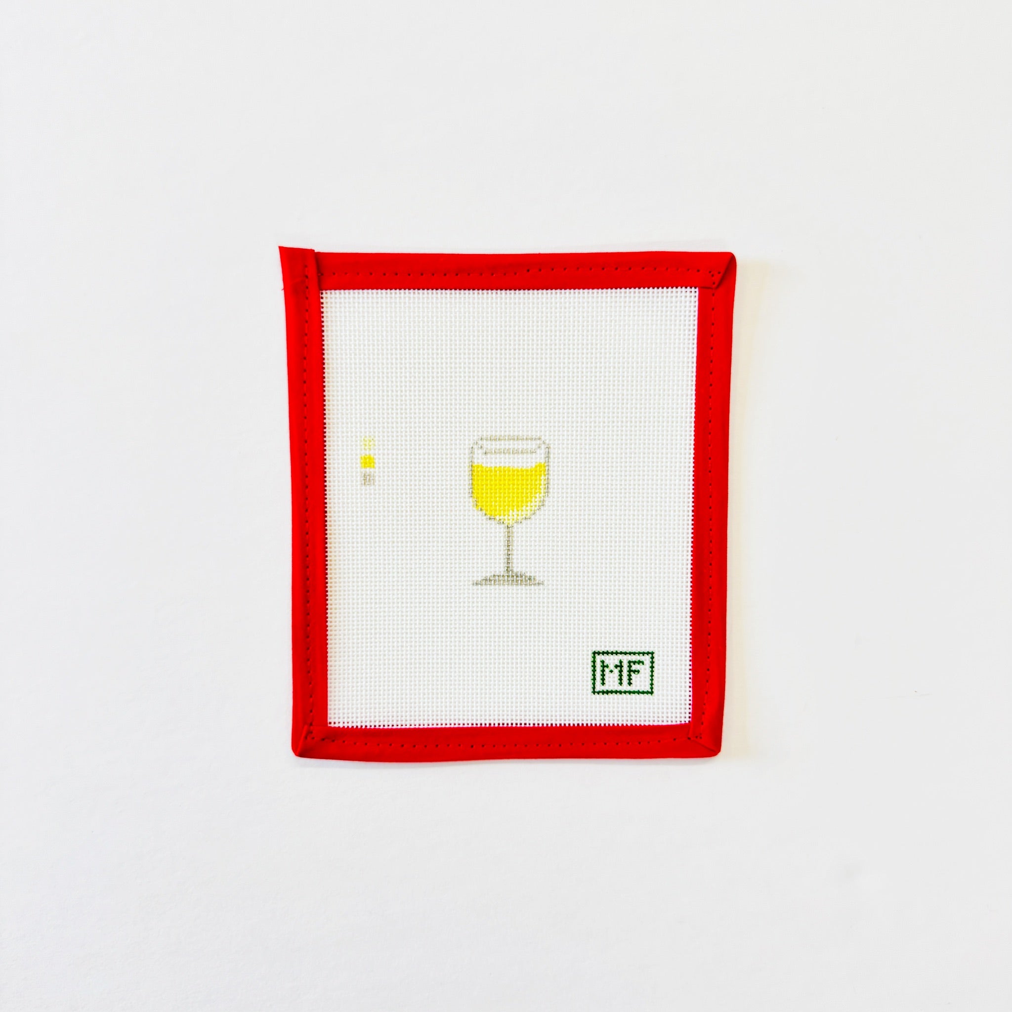 Mini White WineMF NeedlepointThe Red Thread Atelier