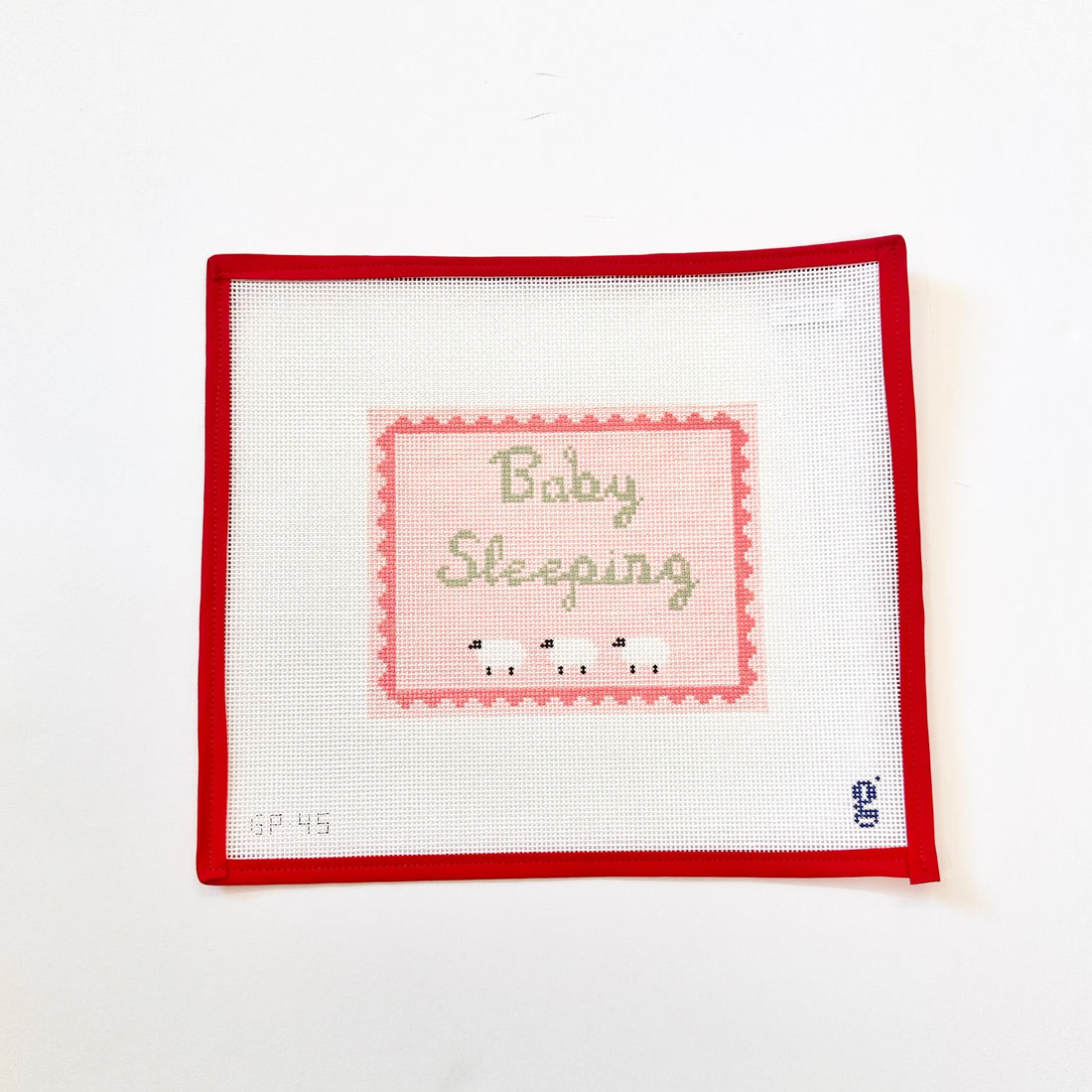 Baby Sleeping - PinkKCNCanvasThe Red Thread Atelier