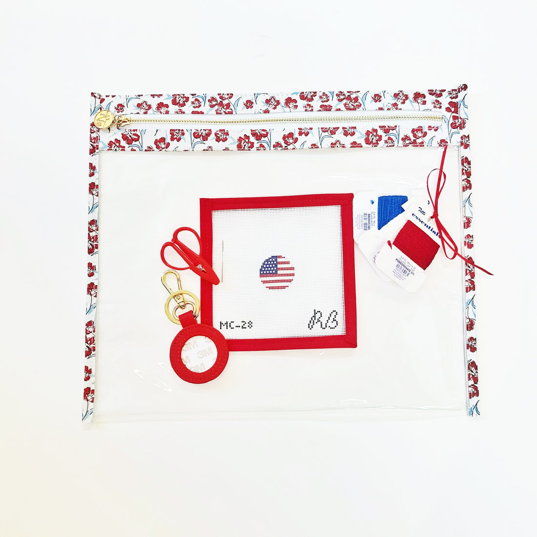 Ultimate Kit - American Flag Key Fob (Red)The Red Thread AtelierKitThe Red Thread Atelier