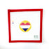 Heart Flag Round - NetherlandsMF NeedlepointCanvasThe Red Thread Atelier