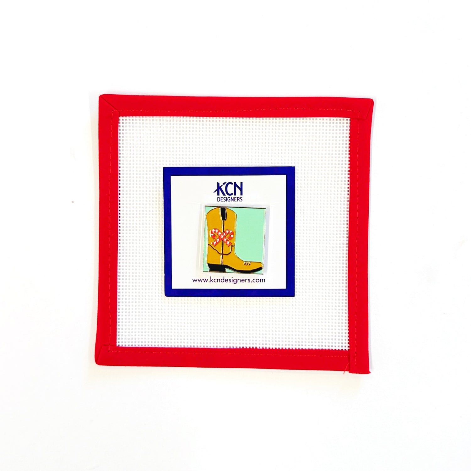 Candy Cane Boot Needle Minder