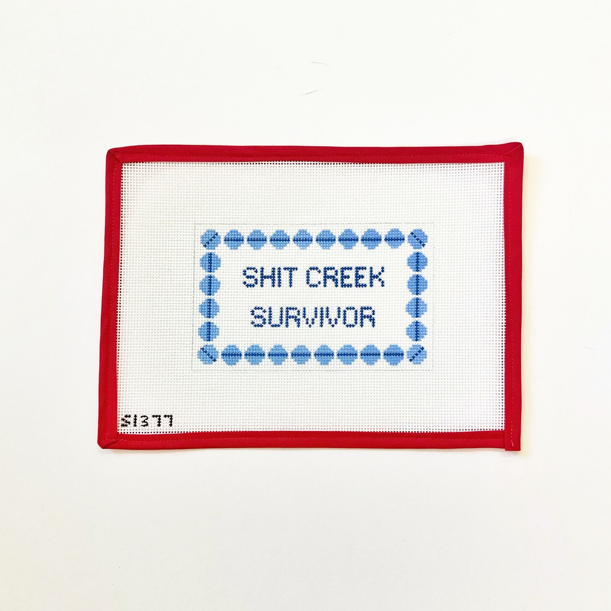 Shit Creek SurvivorKCNCanvasThe Red Thread Atelier