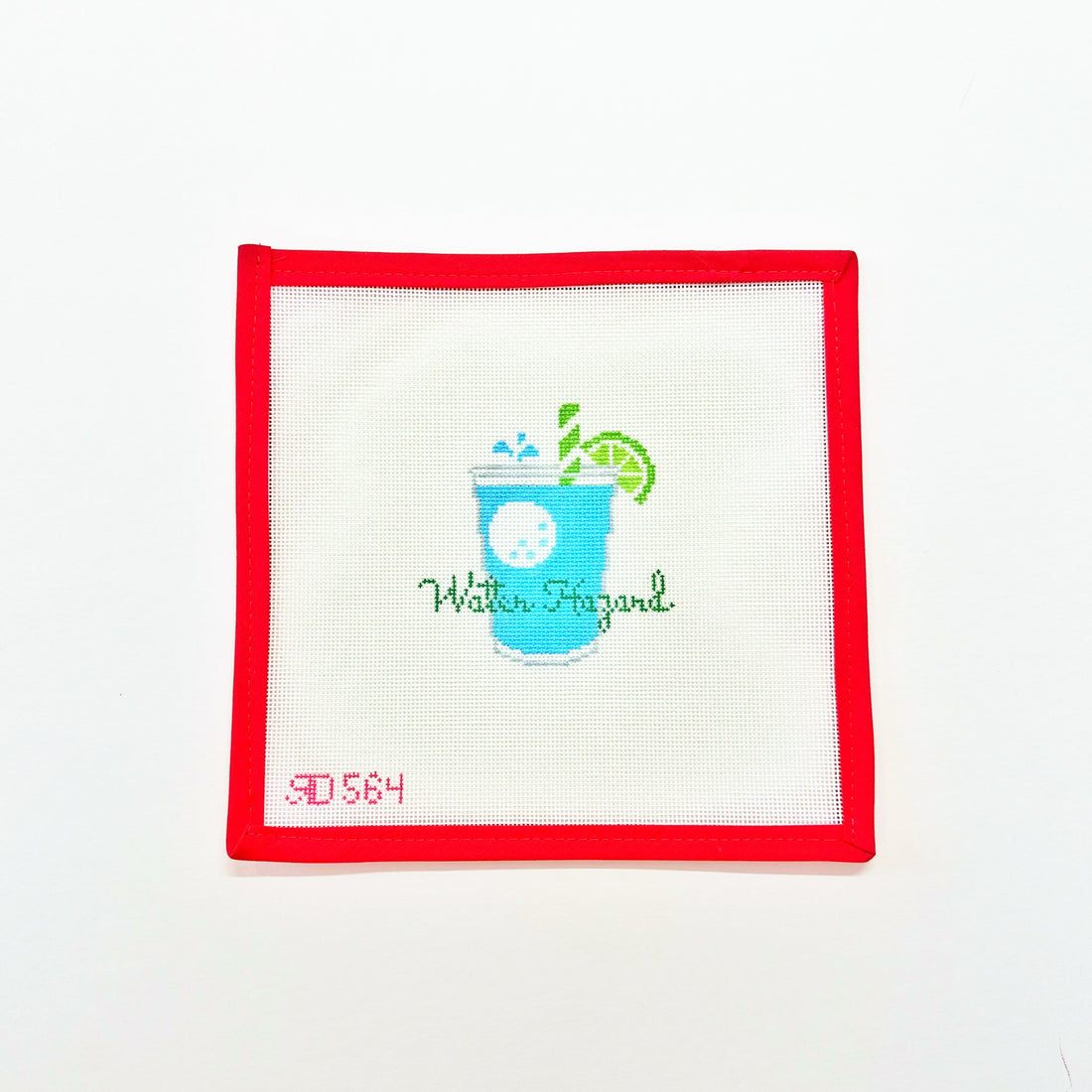 Water Hazard CoasterRachel DonleyCanvasThe Red Thread Atelier