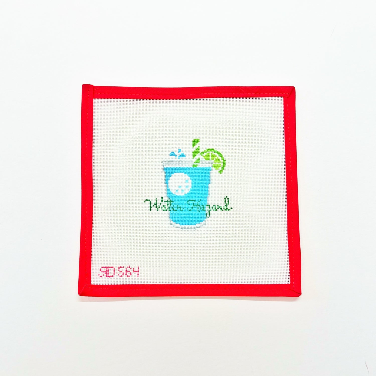 Water Hazard CoasterRachel DonleyCanvasThe Red Thread Atelier