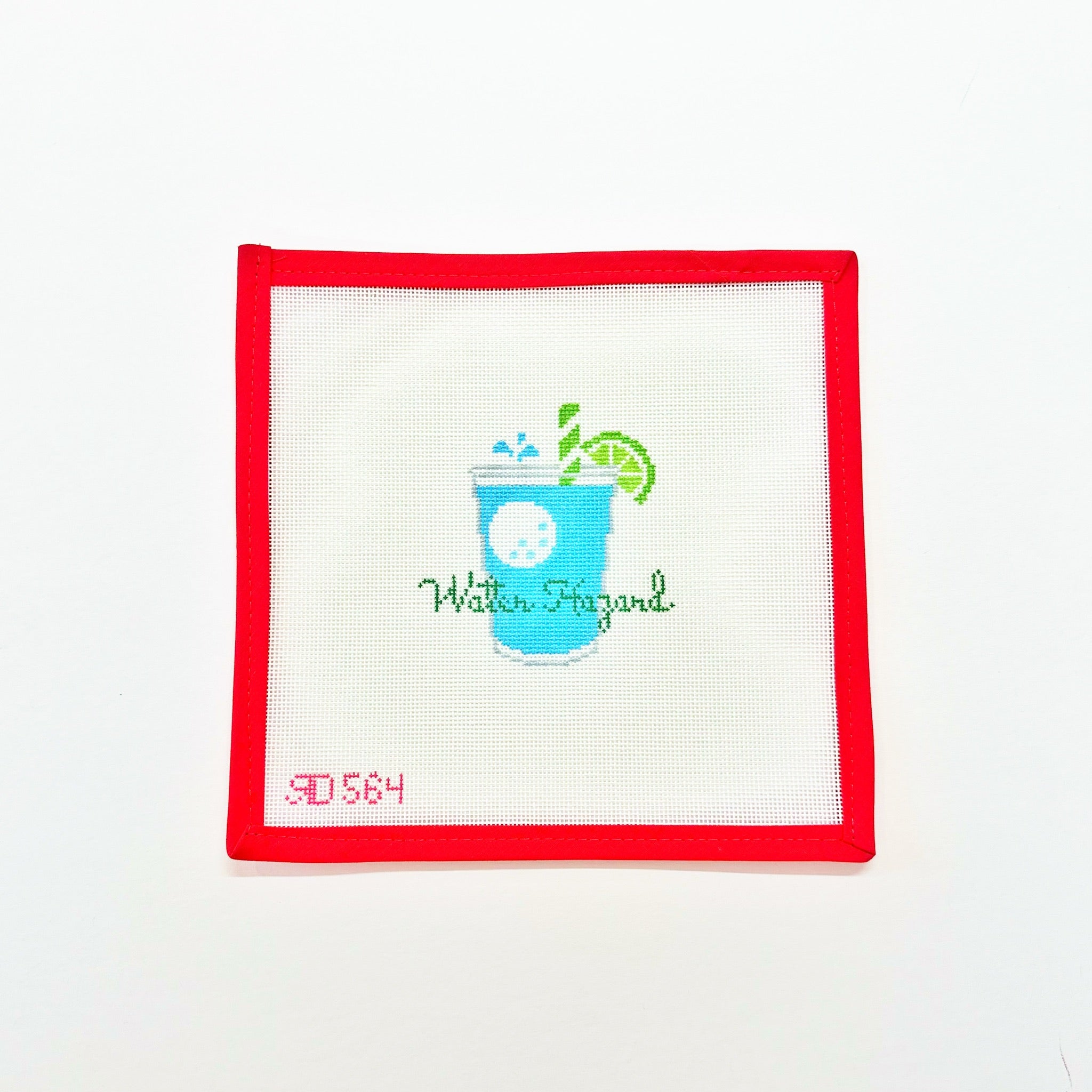 Water Hazard CoasterRachel DonleyCanvasThe Red Thread Atelier
