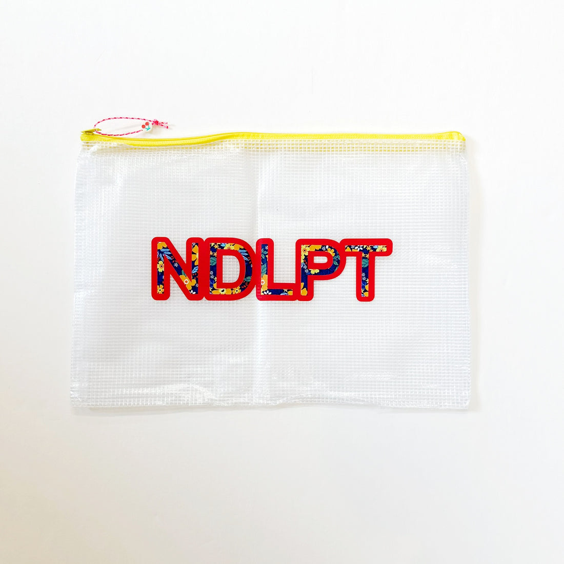 Yellow NDLPT Project Bag - LargeUp North NeedlepointAccessoriesThe Red Thread Atelier