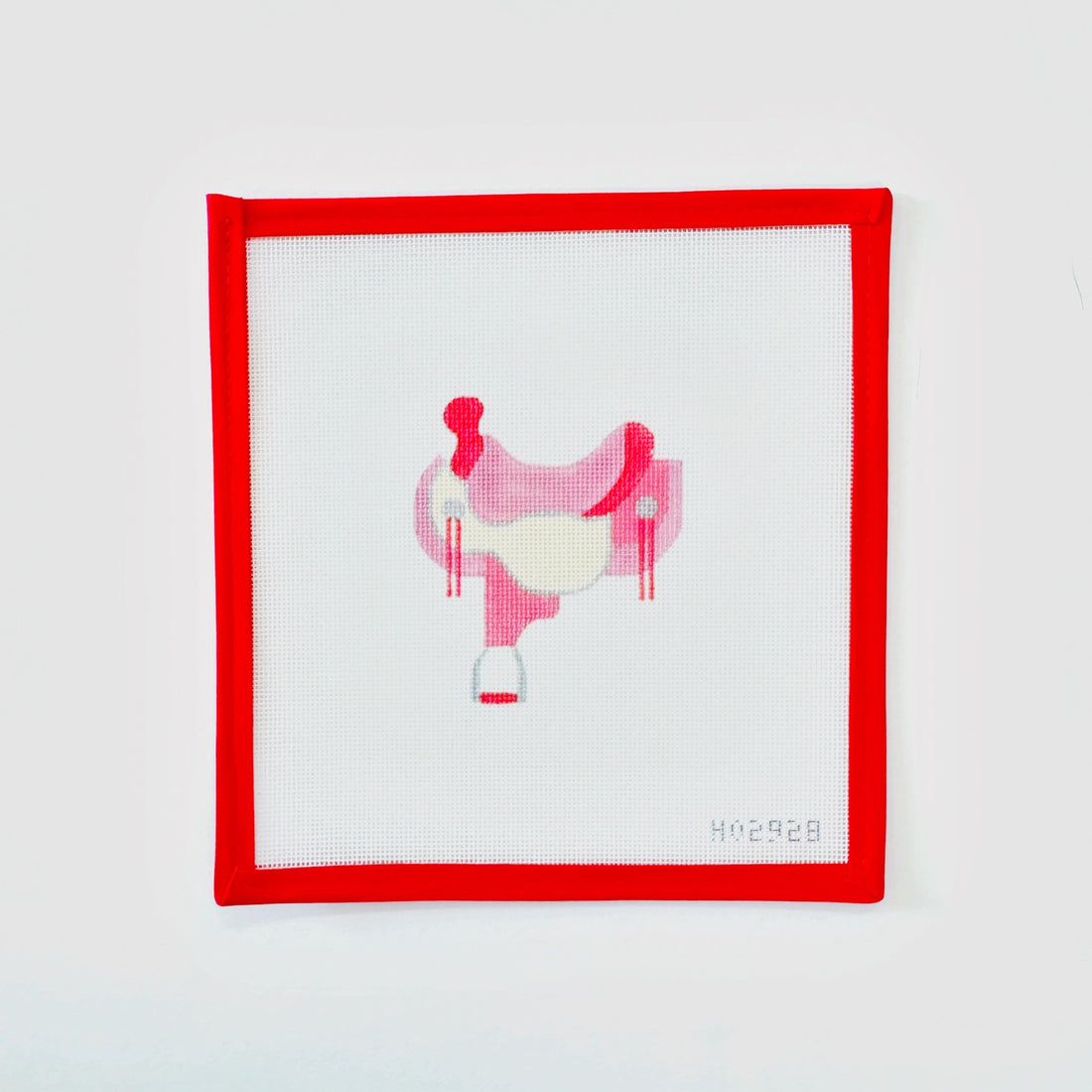 Pink Saddle OrnamentRaymond CrawfordCanvasThe Red Thread Atelier